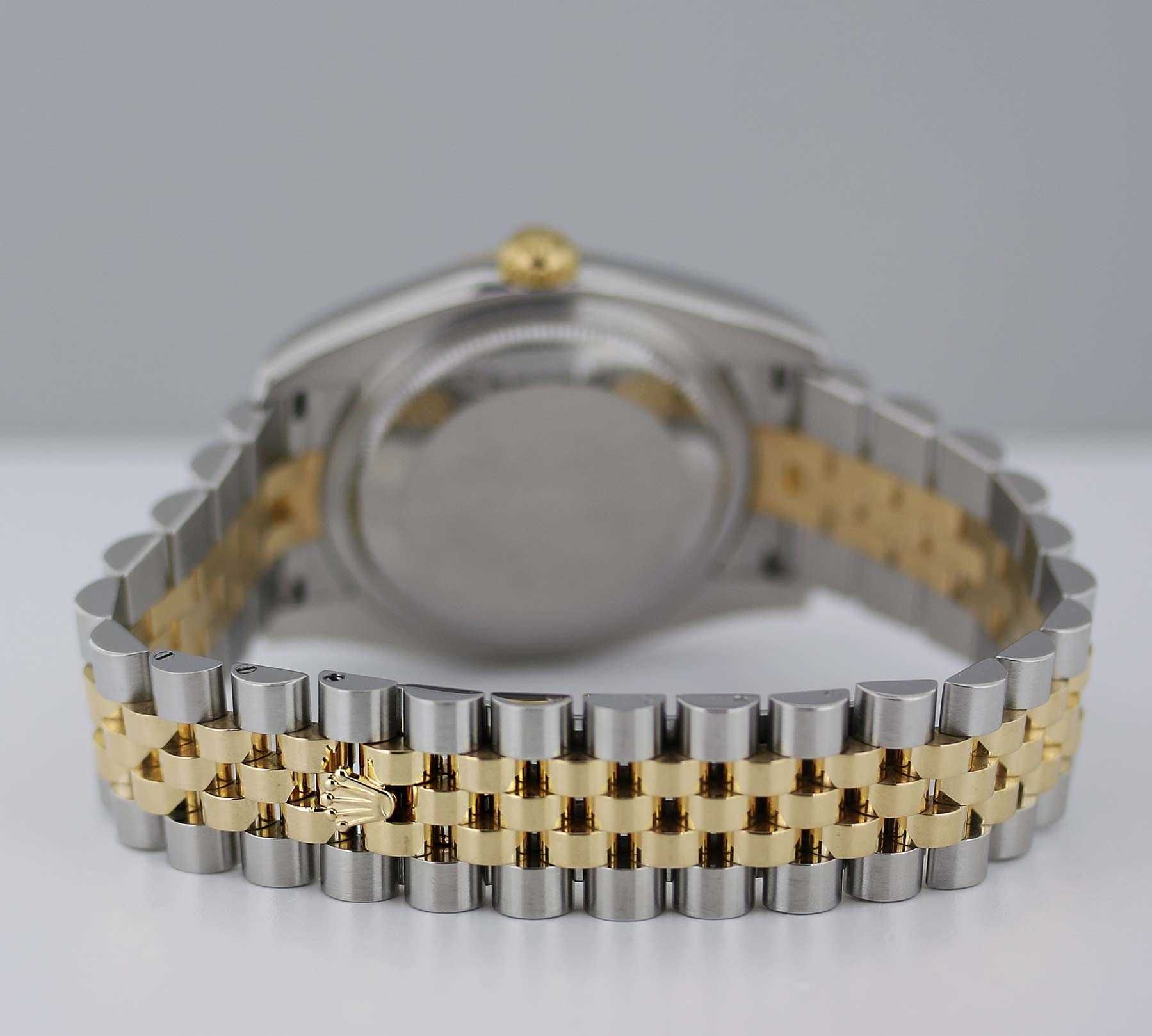 Rolex Datejust Gold/Silver Black Luxury & Automatic Edition 41 mm