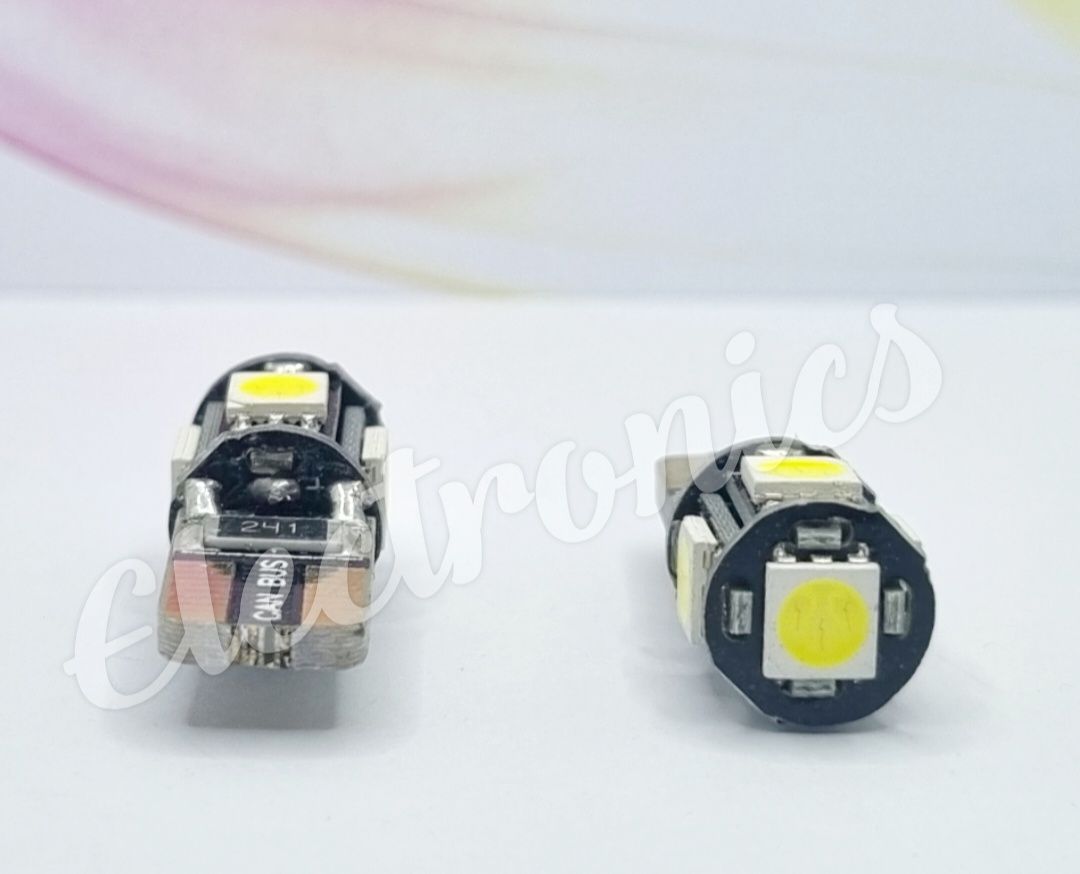 LED крушки T10 W5W Canbus 2 броя за габарити