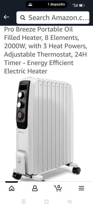 Vând calorifer electric