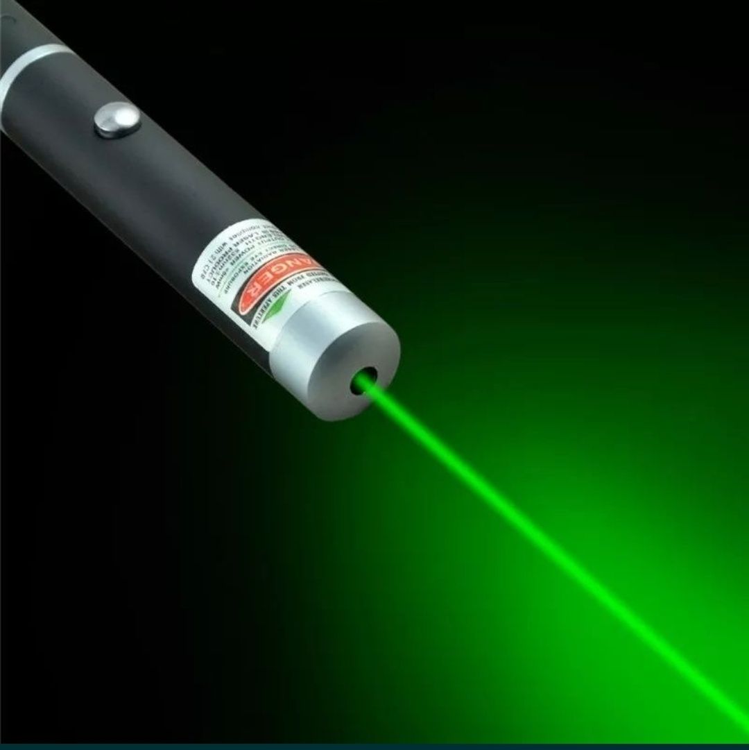Laser verde / pointer + baterii incluse