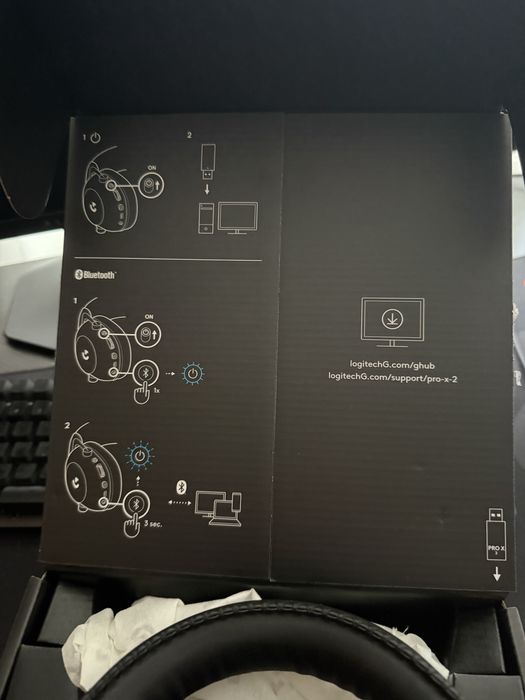 Слушалки Logitech Pro X 2 lightspeed