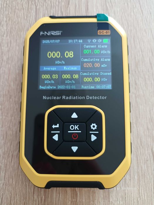 Гайгер мюлеров брояч FNIRSI, Geiger counter, гамафон, дозиметър