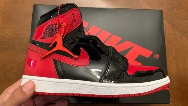Nike Air Jordan 1 Patent Bred High NOU