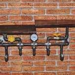 cuier suport lemn steampunkdesigncj, steampunk, mobila hol