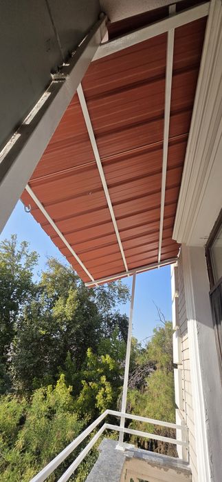 Установка бесшумные козырки и бельевые ролики