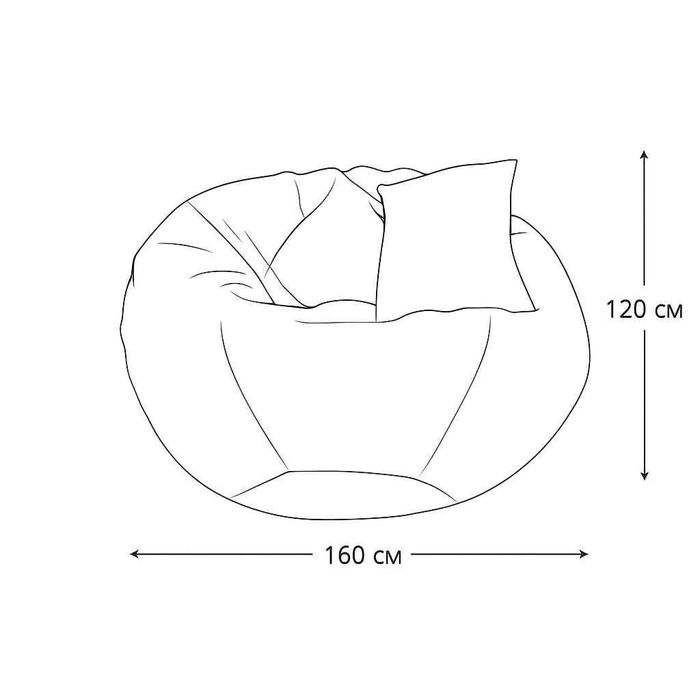 Модель NUBA, Кресло мешок, бин бэг, Bean bag, binbeg,
