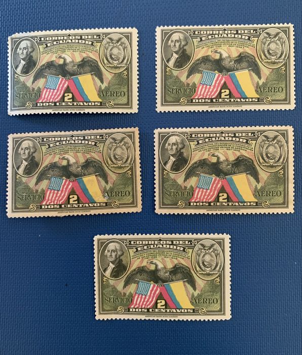 Timbre Ecuador rare 1939