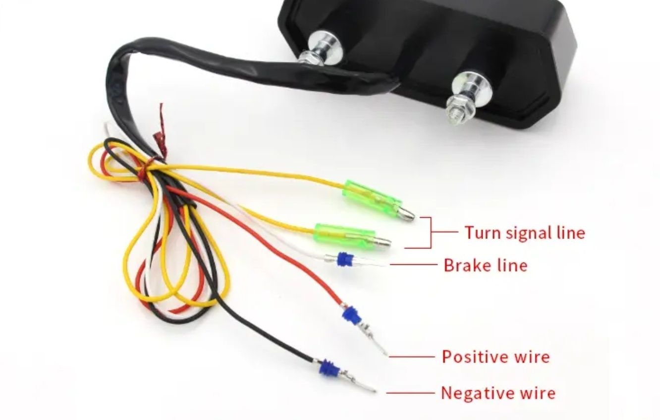 Stop led moto cu semnalizare universal motocicleta