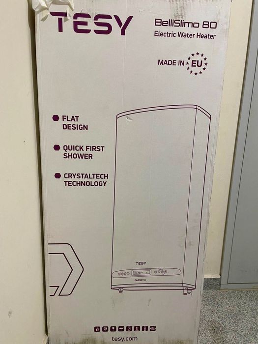 TESY BelliSlimo 80 електричечки бойлер плосък 65 литра