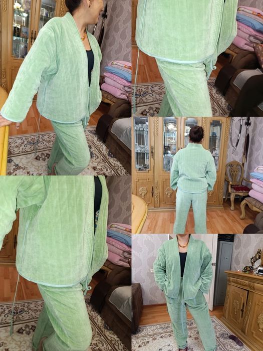 Стеганные ватные  брюки  для морозов