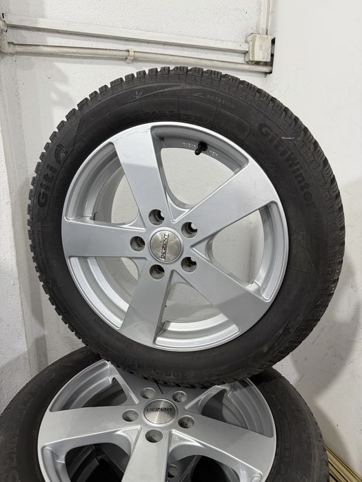 Jante 5x112 Anvelope Iarna 205/55R16 VW Seat Skoda Audi Golf 5 6 7