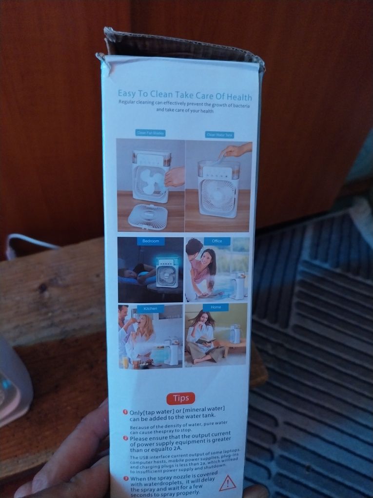 Ventilator aer,umidificator,lampa,parfum