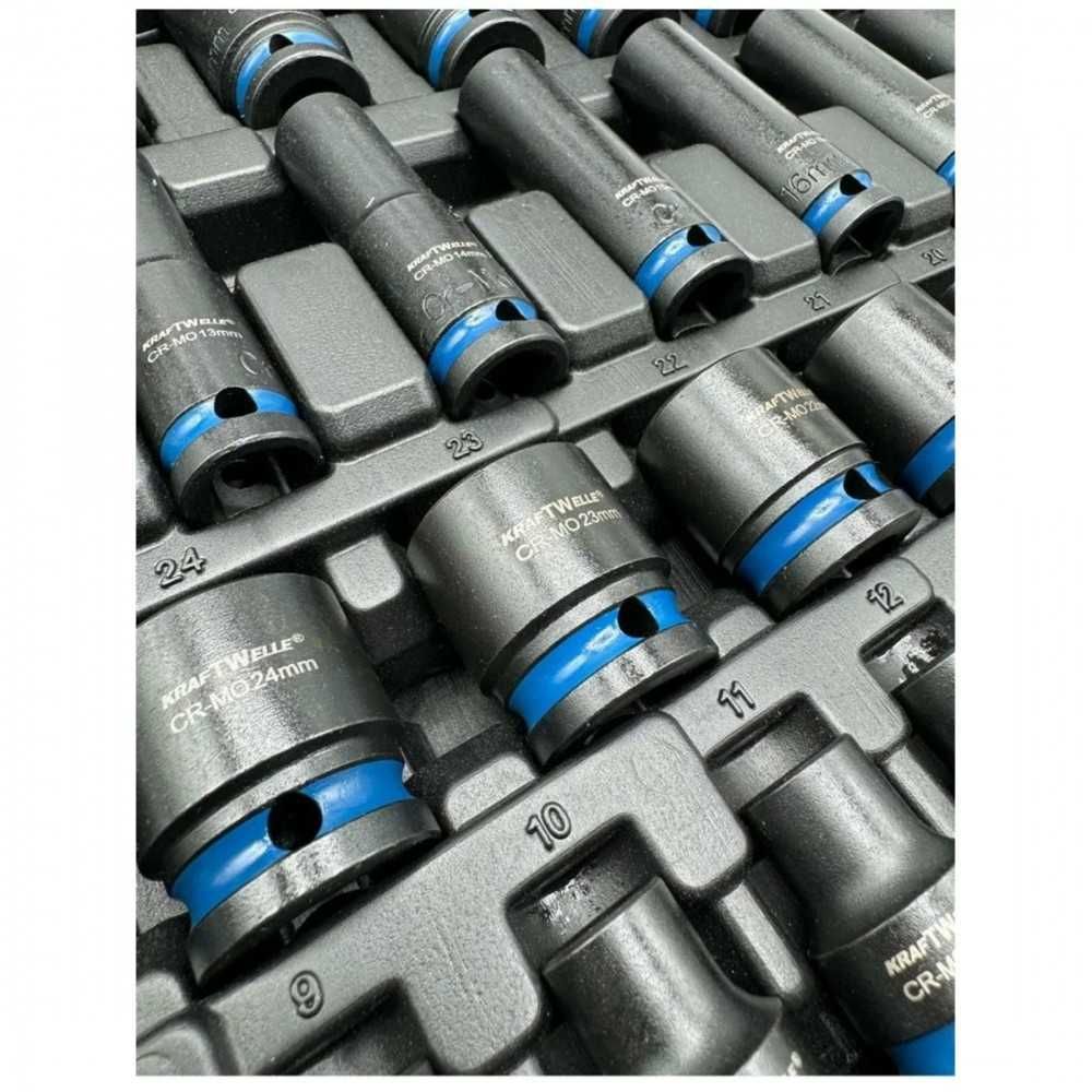 Комплект ударни вложки 1/2" 40 части KraftWelle
