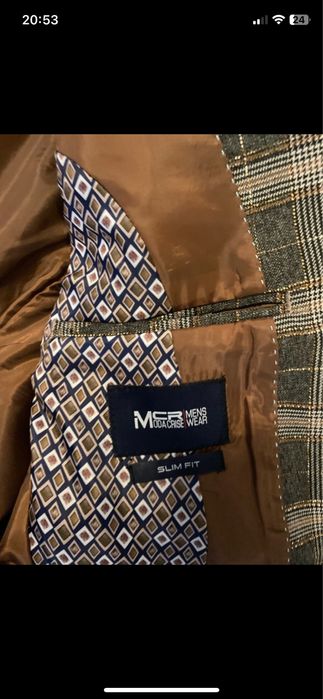 Costum barbati sacou vesta pantaloni