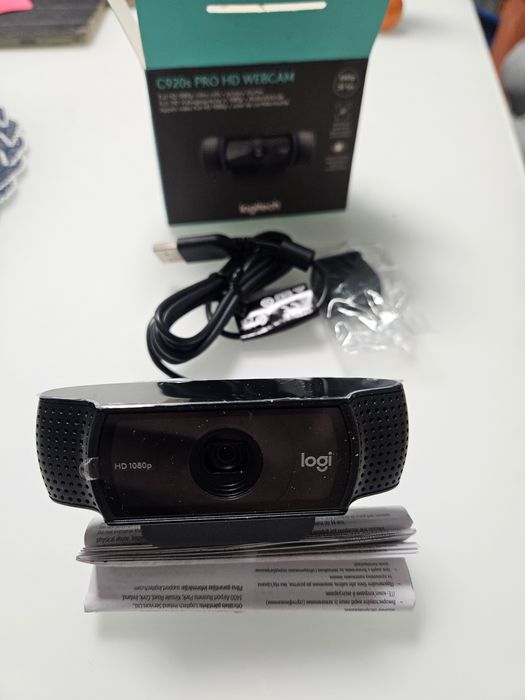 Уеб камера Logitech - C920S Pro, Full HD, черна