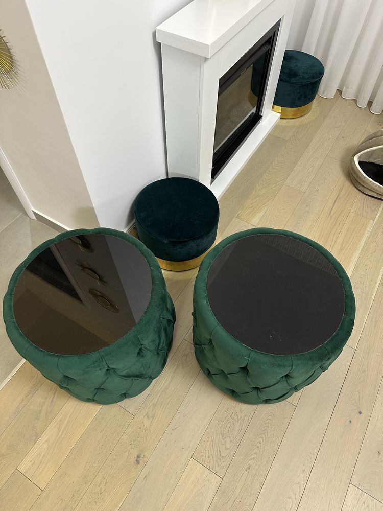 Noptiere verde smarald