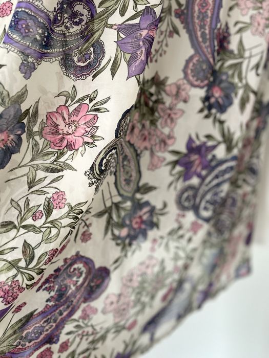 Fusta lunga cu imprimeu floral