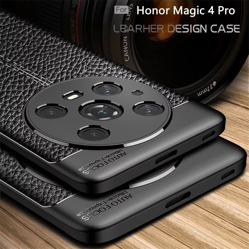 Honor Magic 4 Pro / X8 4G / X7 / Лукс кейс гръб кожена шарка