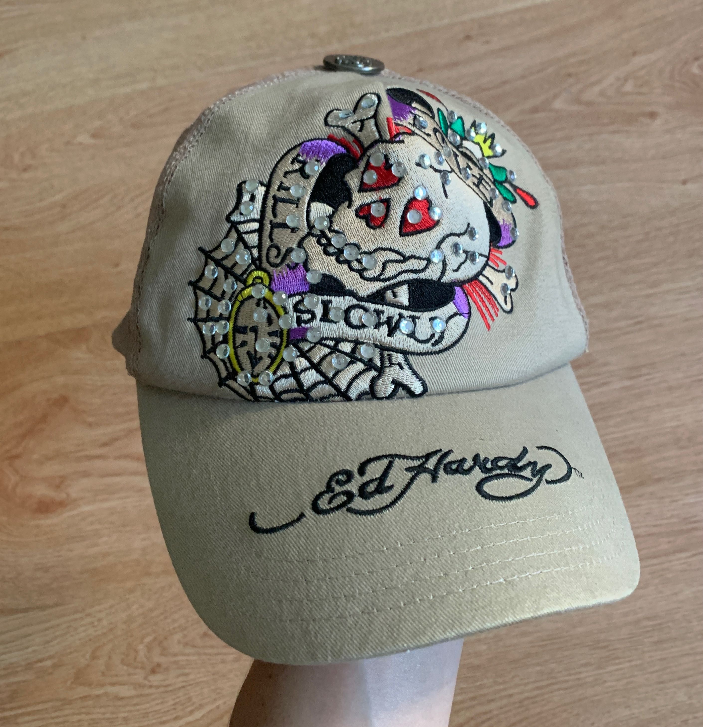 Шапка Ed hardy y2k