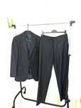 Costum barbati sacou si pantaloni albastru inchis bleumarin moss M-L