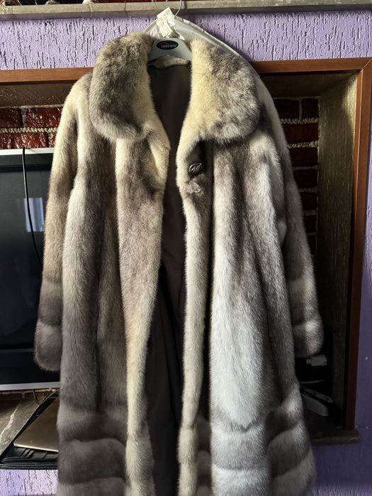 Шуба норка большой размер, длинная