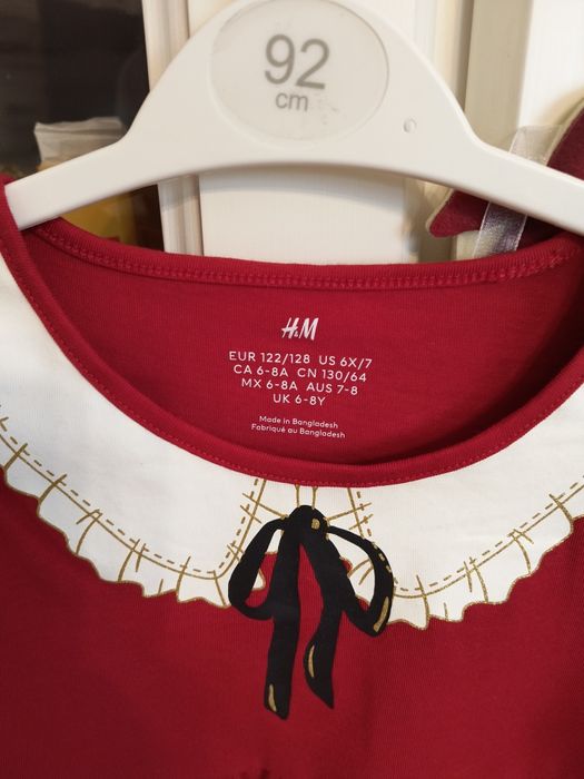 Rochiță tematica Crăciun H&M mărime 122/128