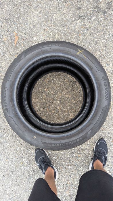2 anvelope vara 245/45/19 Hankook +7 mm DOT 1125