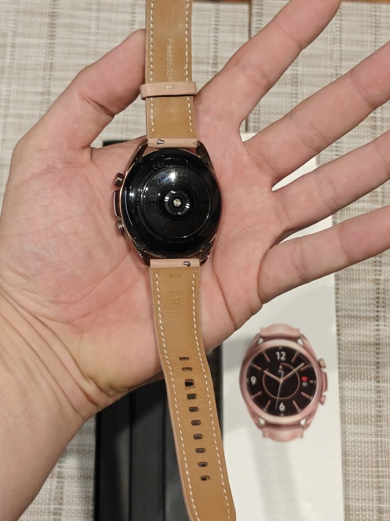 Samsung Watch 3 roze gold leader