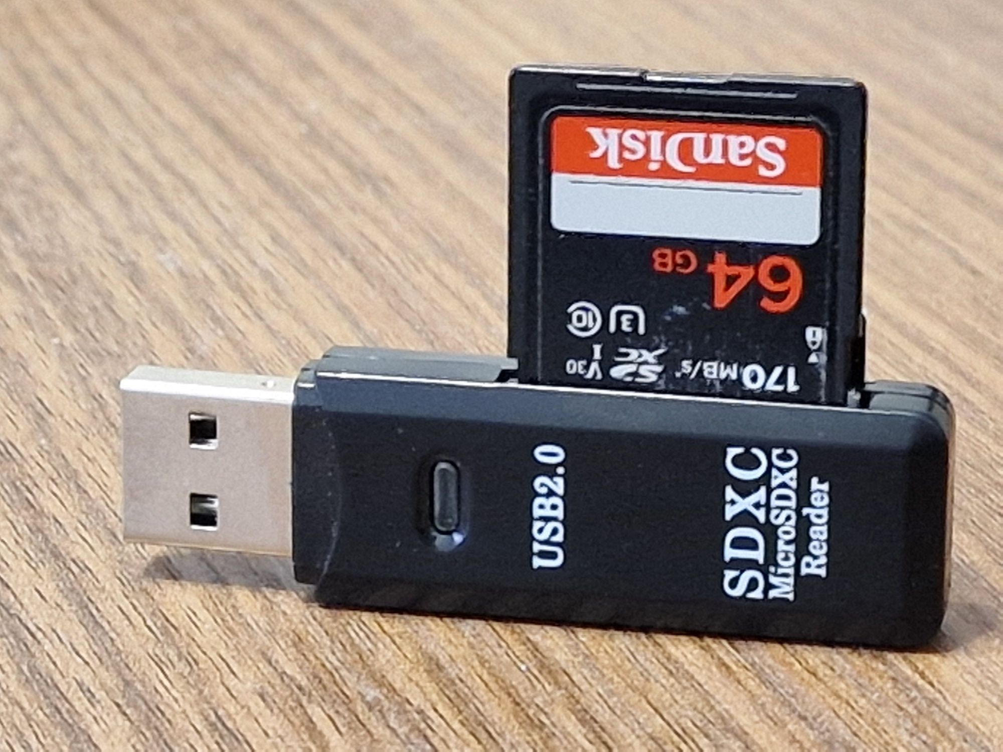 Четец за карти cardreader 2 в 1 microSD & SD