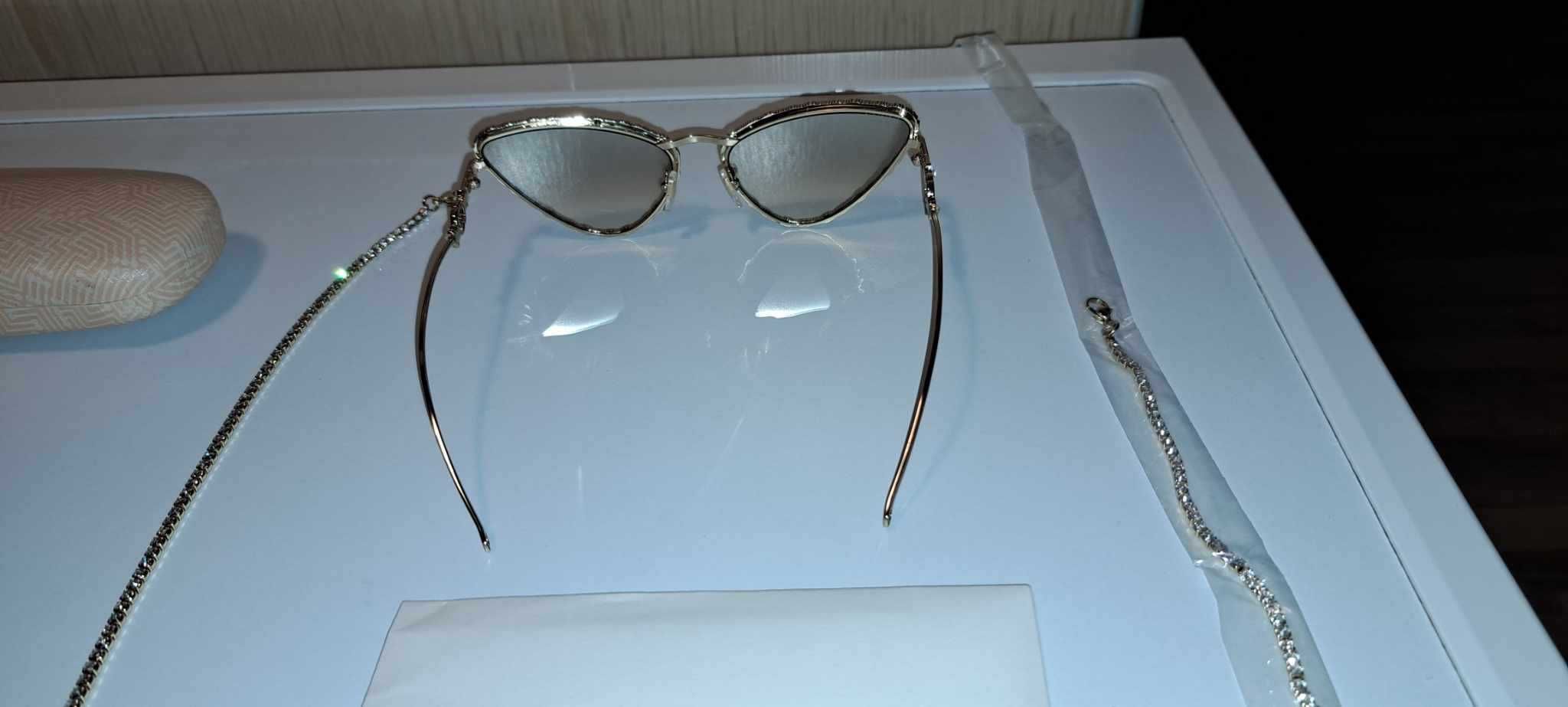 Ocatia ! Ochelarii soare de lux Dama Gucci-Swarovski nou cu eticheta