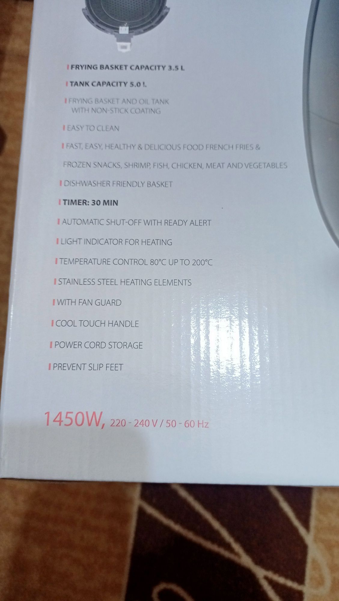 Air  fryer  Homa