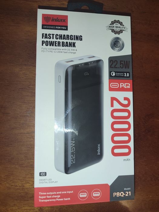 Power bank Inkax 20000mAh