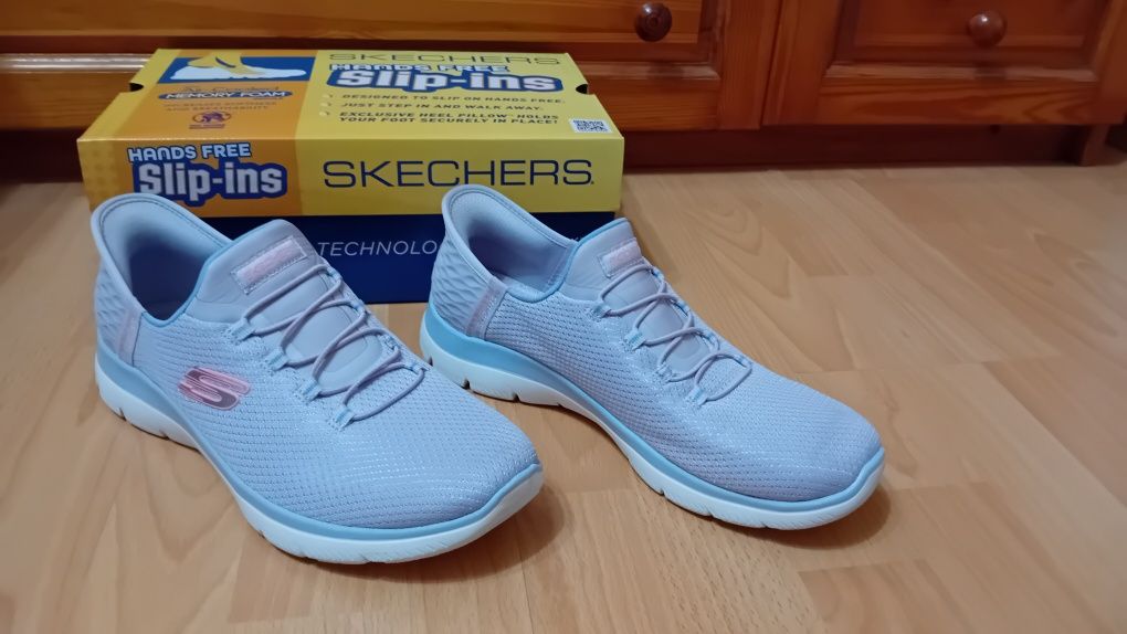 Дамски обувки Skechers розови 40 номер 27см стелка