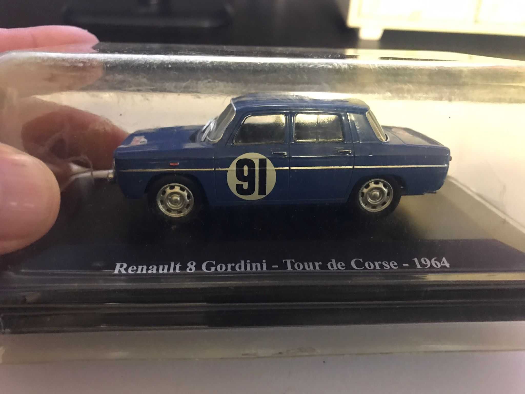 Macheta Renault 8 Gordini Tour de corse 1964 scara 1/43