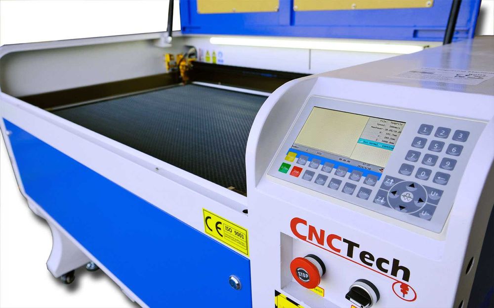 CO2 лазер за гравиране и рязане 60W, 40x60 см, Ruida 6445 (CL6040T)