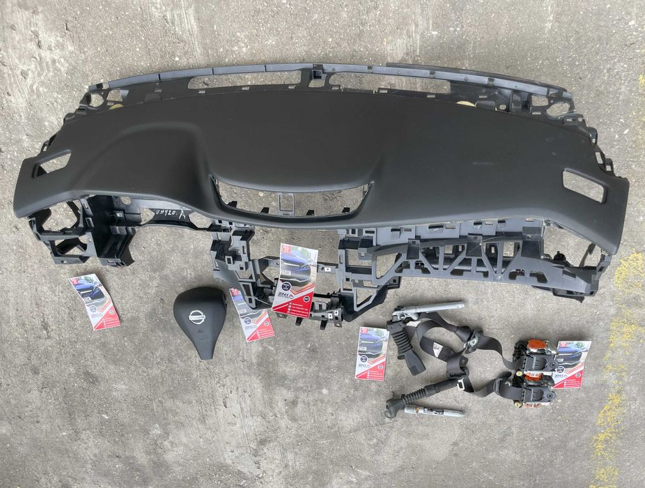 Nissan Qashai J11 kit airbag volan pasager plansa de bord - centuri