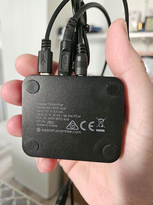 Avantree btt-418 Adaptor Bluetooth Transmitter audio Avantree Audikast