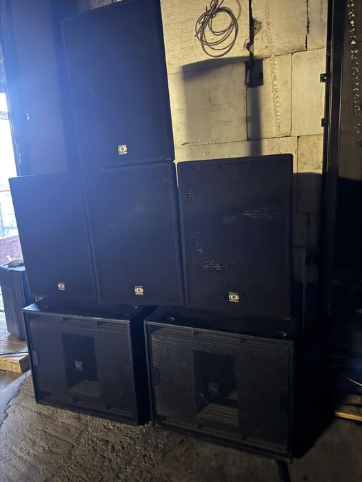 Sistem sunet pasiv dynacord F150 plus subwoofer kv 2 audio es 2.6