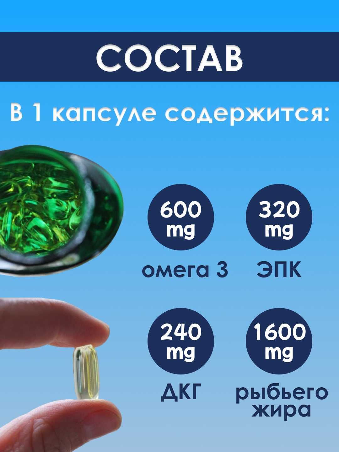 Норвежский рыбий жир Mollers Omega 3 мягкие капсулы, 60 Капсул
