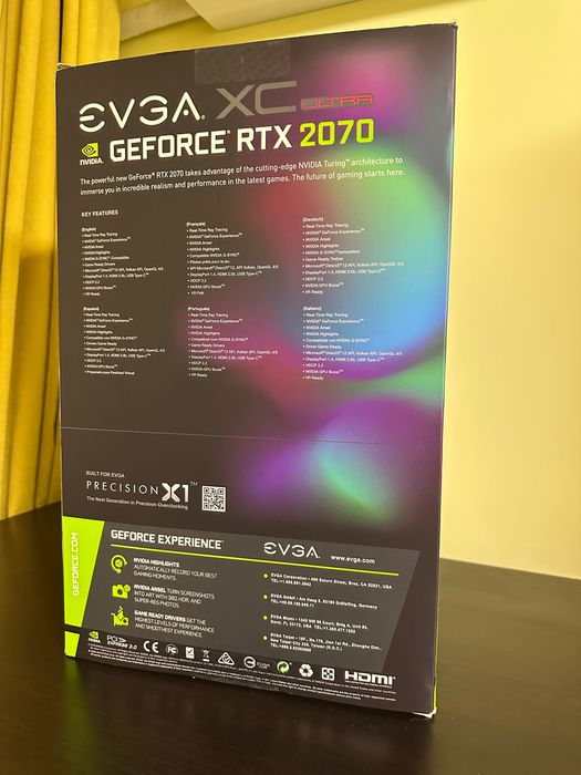 Видеокарта EVGA 2070 XC Ultra 8GB DDR6o