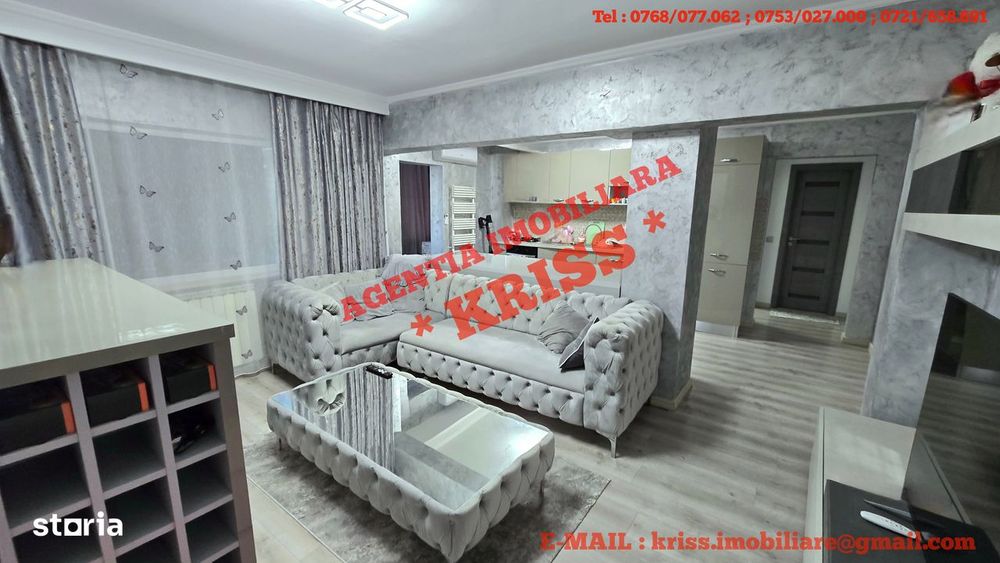 Apartament 4 Camere GĂVANA 3 Confort 1 DEC. Etaj 1 Mob. Utilat 85 Mp.