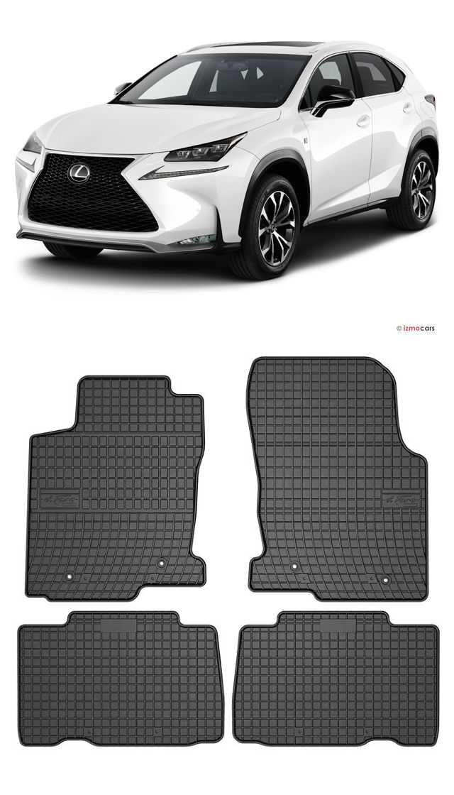 Гумени стелки Frogum съвместими с Lexus NX I 2014-2021