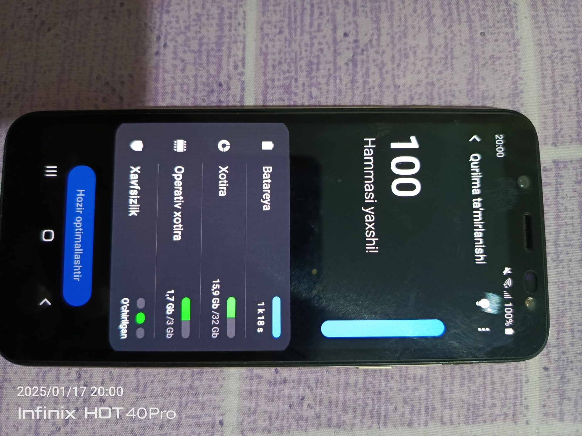 Samsung A6 ishlashi yaxshi