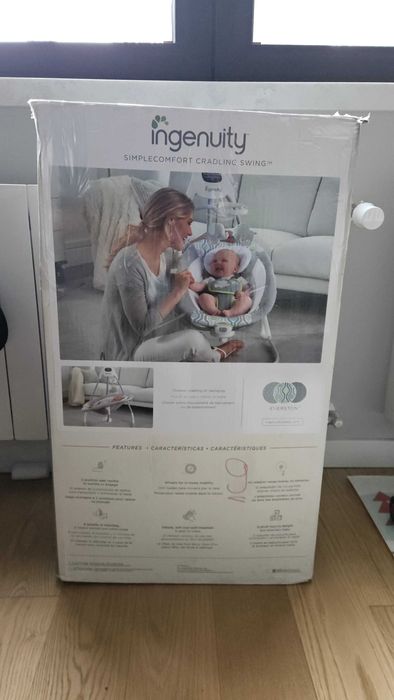Детска люлка Ingenuity SimpleComfort Compact - люлка за бебета