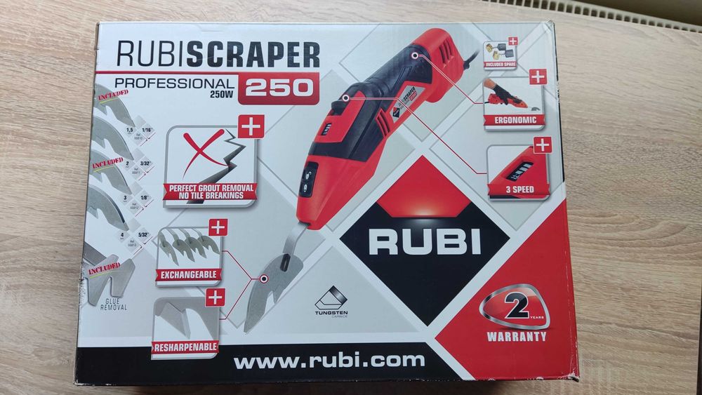 Електрически шабър Rubi, Rubiscraper 250