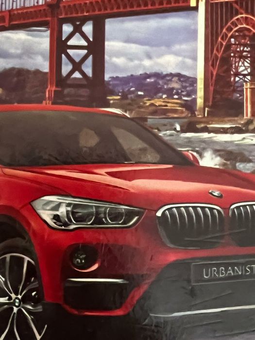 решетка   бампер решетка на капот BMW x1