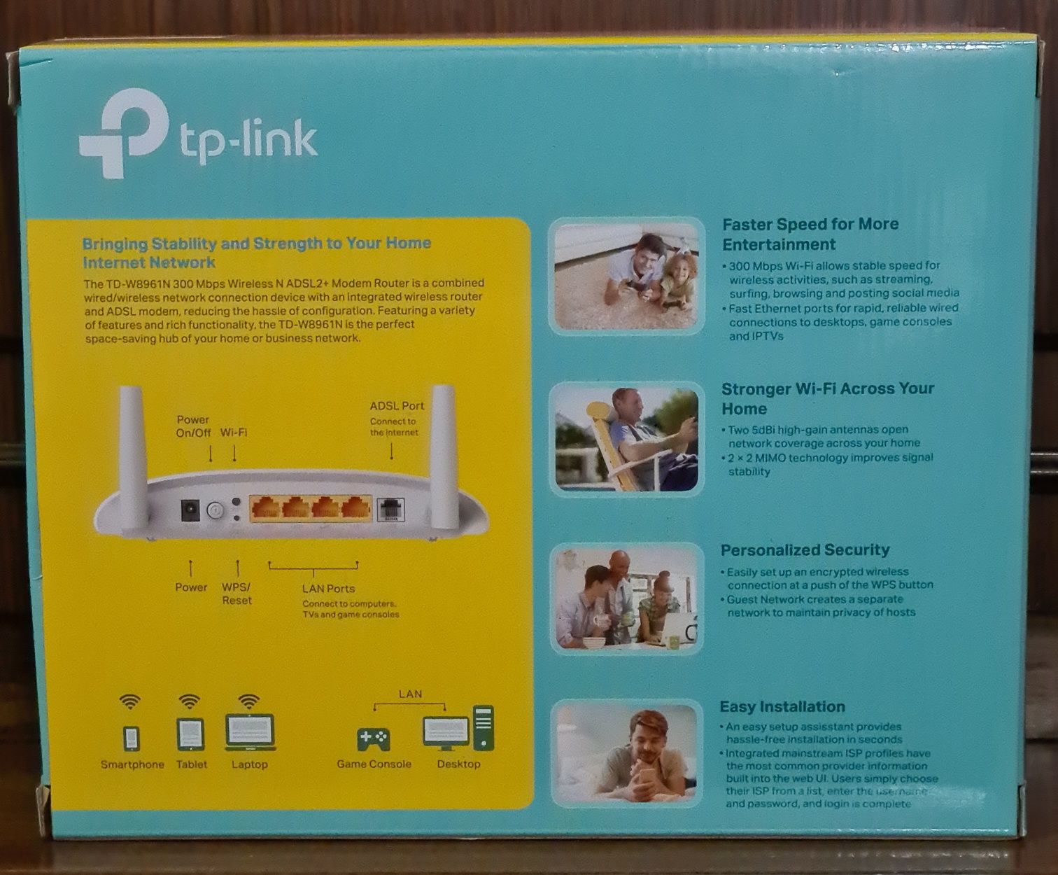 Роутер ADSL2+, Tp-Link