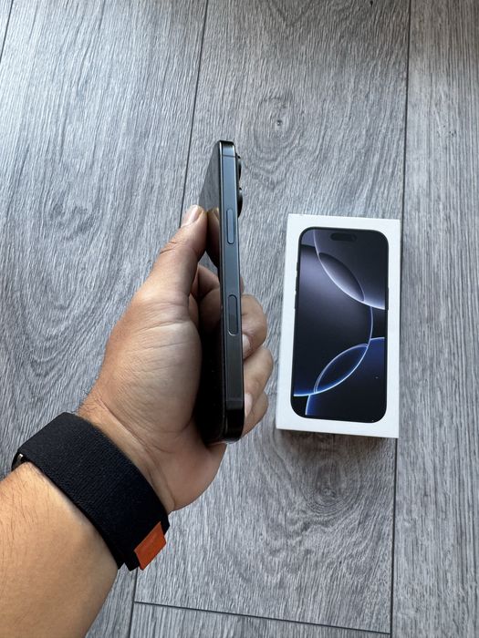 Iphone 16 pro 128gb black full box, factura, garantie Orange