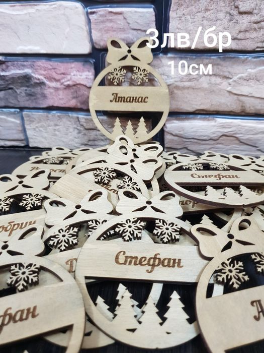 Коледни персонални висулки