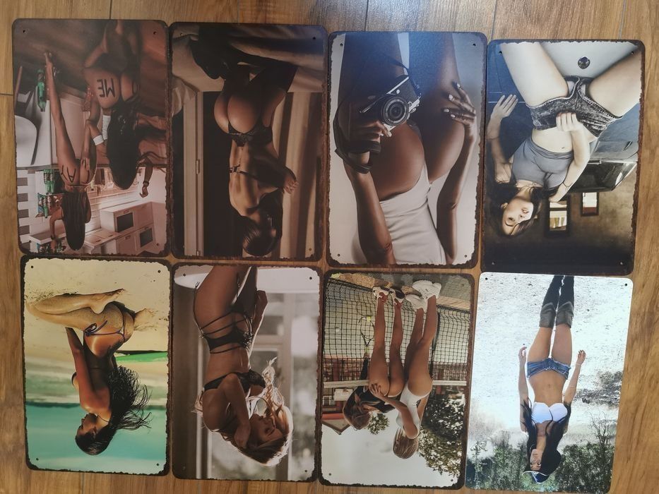 Tablii metalice vintage Reclame Garaj